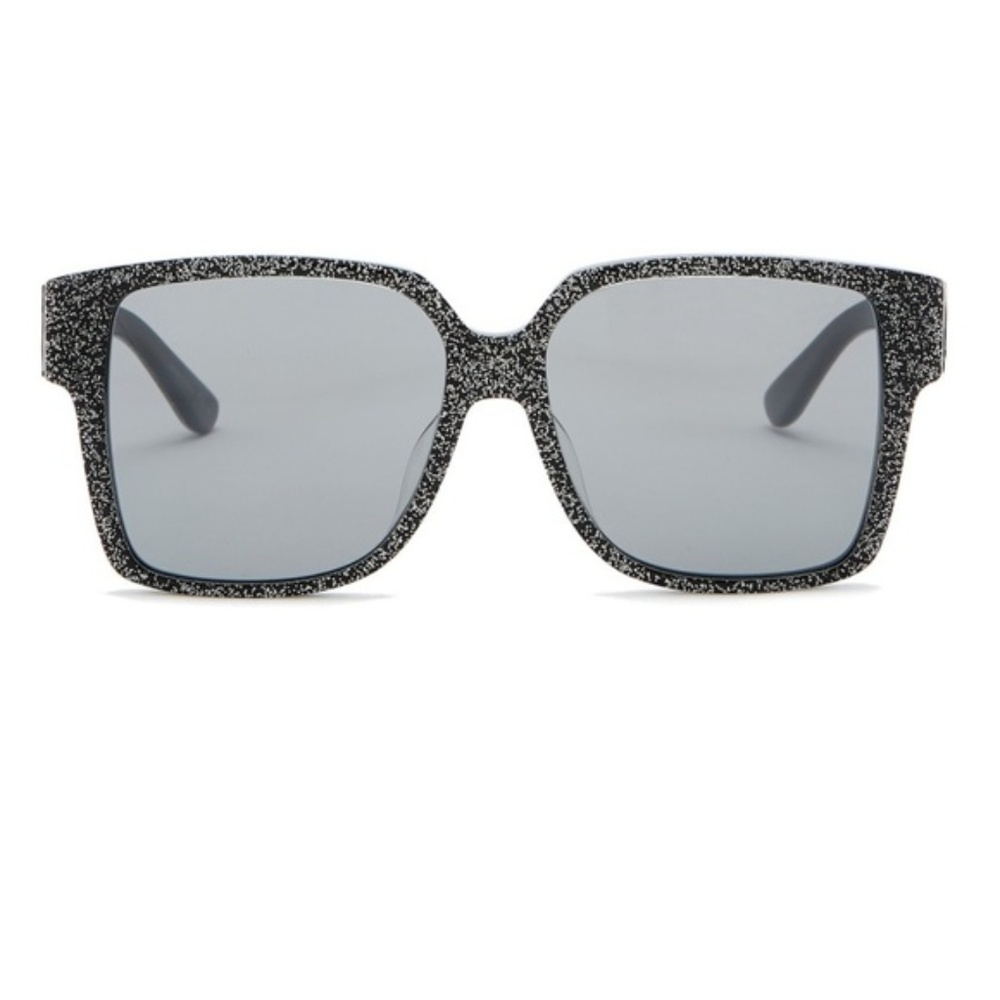 SAINT LAURENT Oversized Square Glitter Sunglasses - Picture 2 of 4